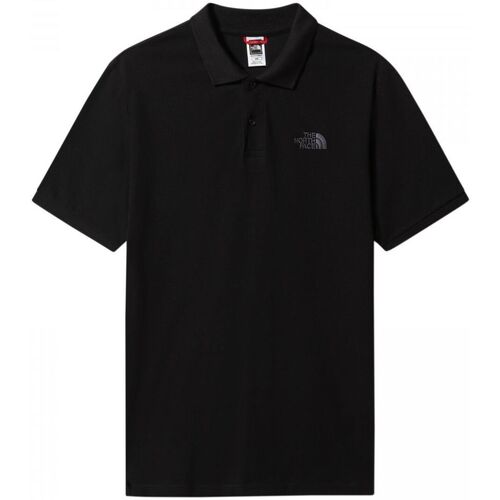 Textil Homem T-shirts e Pólos The North Face NF00CG71 M POLO PIQUET-JK3 BLACK Preto