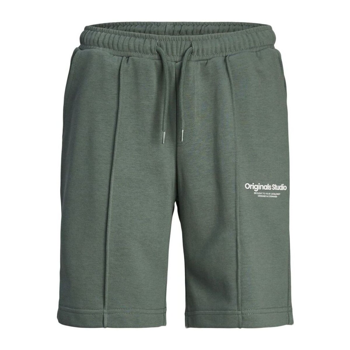 Textil Rapaz Shorts / Bermudas Jack & Jones 12254196 VESTERBRO SWEAT SHORTS-LAUREN WREATH Verde