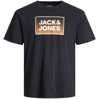 Textil Homem T-shirts e Pólos Jack & Jones 12249331 STEEL-DARK NAVY Azul