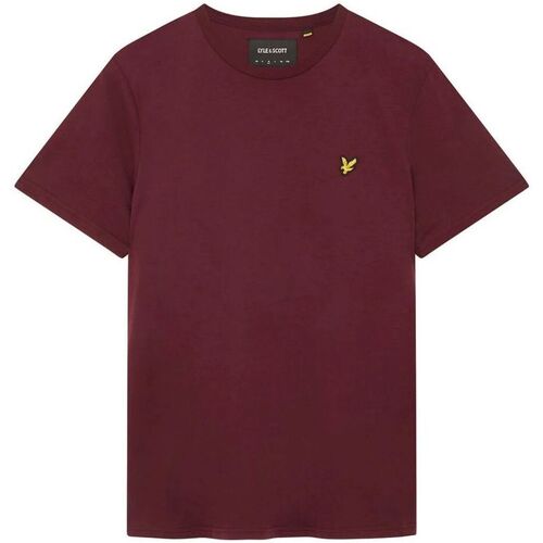 Textil Homem T-shirts e Pólos Nike mini swoosh print t-shirt in white TS400VOGX PLAIN SHIRT-Z562 BURGUNDY Vermelho