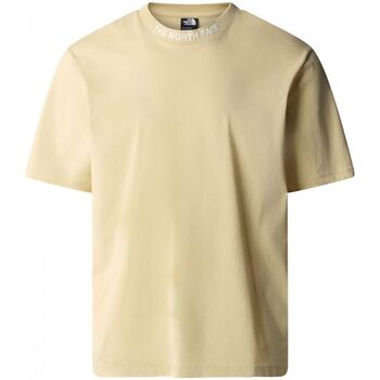 Textil Homem T-shirts e Pólos Jack & Jones NF0A87DD M SS ZUMU-3X4 GRAVEL Bege