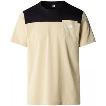Textil Homem T-shirts e Pólos Jack & Jones NF0A87DP M ICONS TEE-3X4 GRAVEL Bege