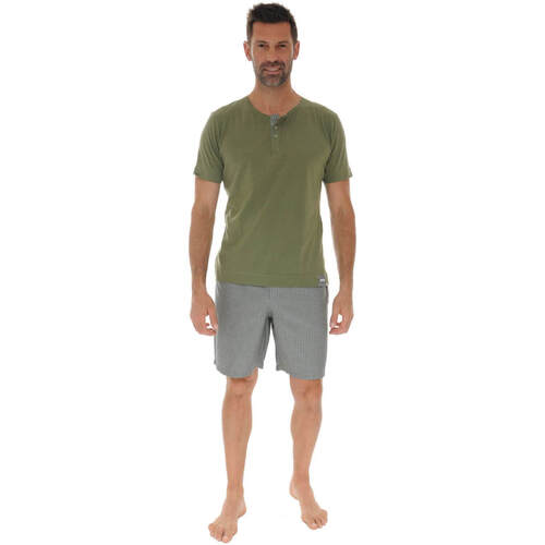 Textil Homem Pijamas / Camisas de dormir Pilus BASTIAN Verde