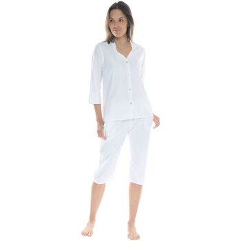 Textil Mulher Pijamas / Camisas de dormir Pilus HORTENSE Branco