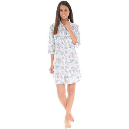 Textil Mulher Pijamas / Camisas de dormir Pilus YSEA Branco