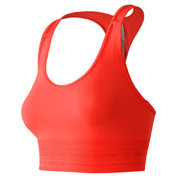 Textil Mulher T-Shirt mangas curtas New Balance WT61113DAF Vermelho