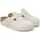 Sapatos Mulher Sandálias Birkenstock ZUECOS DE PIEL ANTE UNISEX  BOSTON 1024740 BLANCO Branco