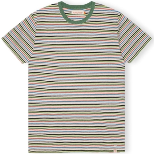 Textil Homem Vestuário homem a menos de 60 Revolution T-Shirt Regular 1362 - Multi Multicolor
