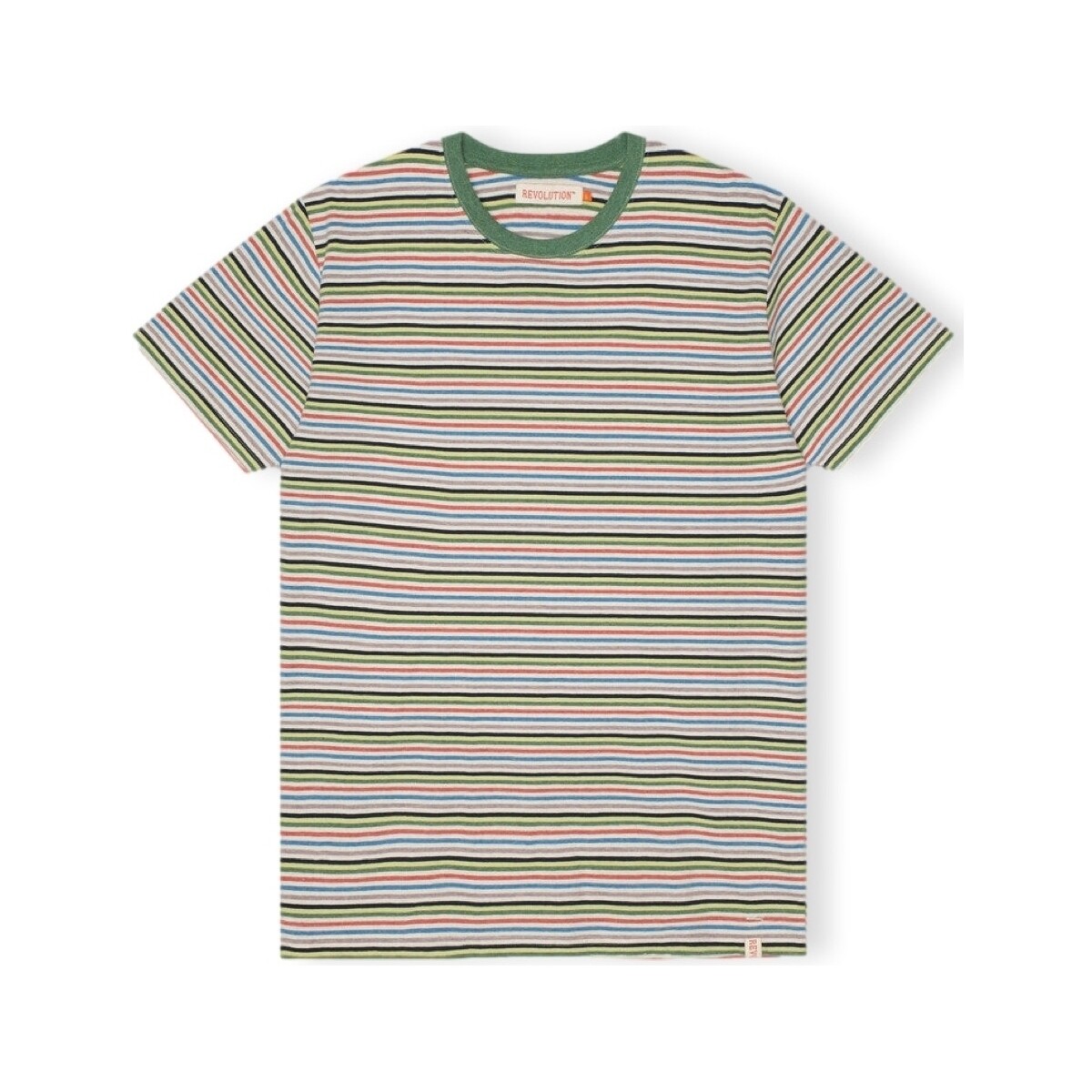 Textil Homem T-shirts e Pólos Revolution T-Shirt Regular 1362 - Multi Multicolor