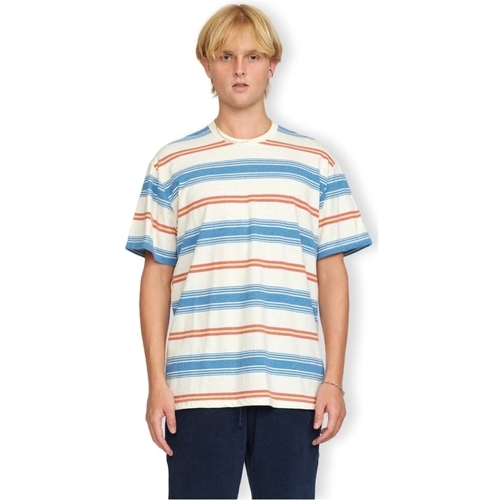 Rvlt Revolution T-Shirt Loose 1363 - Blue Multicolor
