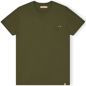 Textil Homem T-shirts e Pólos Revolution T-Shirt Regular 1365 SLE - Army Verde