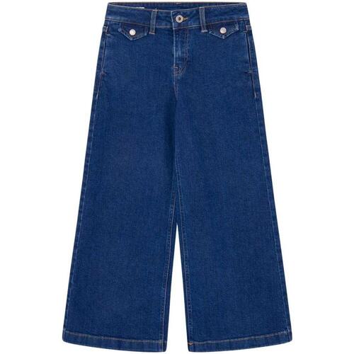 Textil Rapariga Calças Pepe jeans pour  Azul