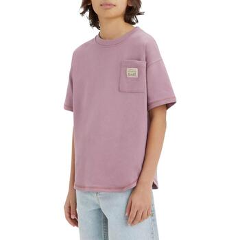 Textil Rapaz T-Shirt mangas curtas Levi's  Violeta