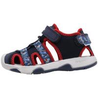 Sapatos Rapaz Sandálias Geox B SANDAL MULTY BOY B Marinho