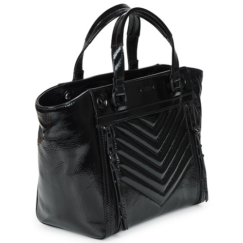 Ikks 1440 MEDIUM ZIP VARNISH Preto