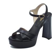 Sapatos Mulher Sandálias NeroGiardini E410211DE Nappa Preto