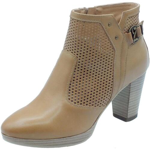Sapatos Mulher Botas baixas NeroGiardini E409720D Castanho