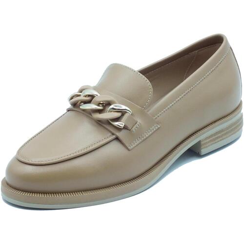 Sapatos Mulher Mocassins NeroGiardini E409620D Nappa Castanho