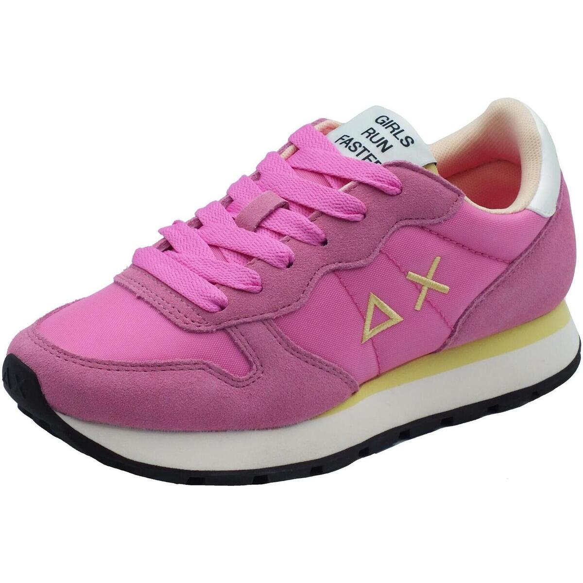 Sapatos Mulher Fitness / Training  Sun68 Z34201 Ally Solid Nylon Rosa