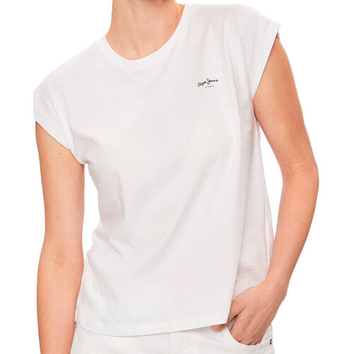 Textil Mulher T-shirts e Pólos Pepe Air  Branco