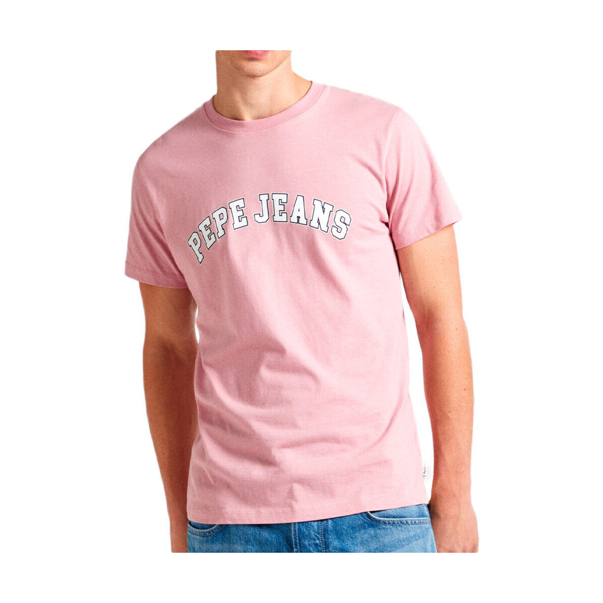 Textil Homem T-shirts e Pólos Pepe jeans  Rosa