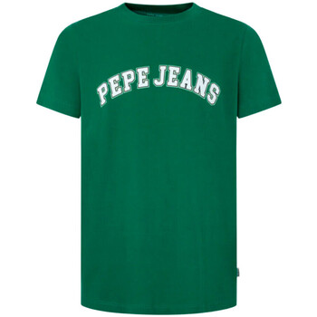 Textil Homem T-shirts e Pólos Pepe Piccola JEANS  Verde