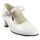 Sapatos Mulher Multi-desportos Bienve Sapato de flamenco  com tiras brancas Branco