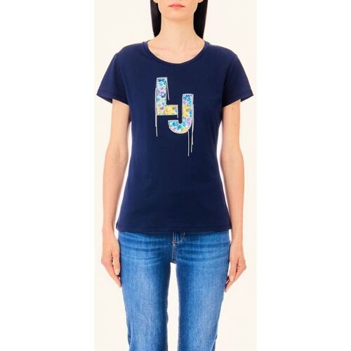Textil Mulher T-shirts e Pólos Liu Jo MA4066 J5904-N9339 Azul