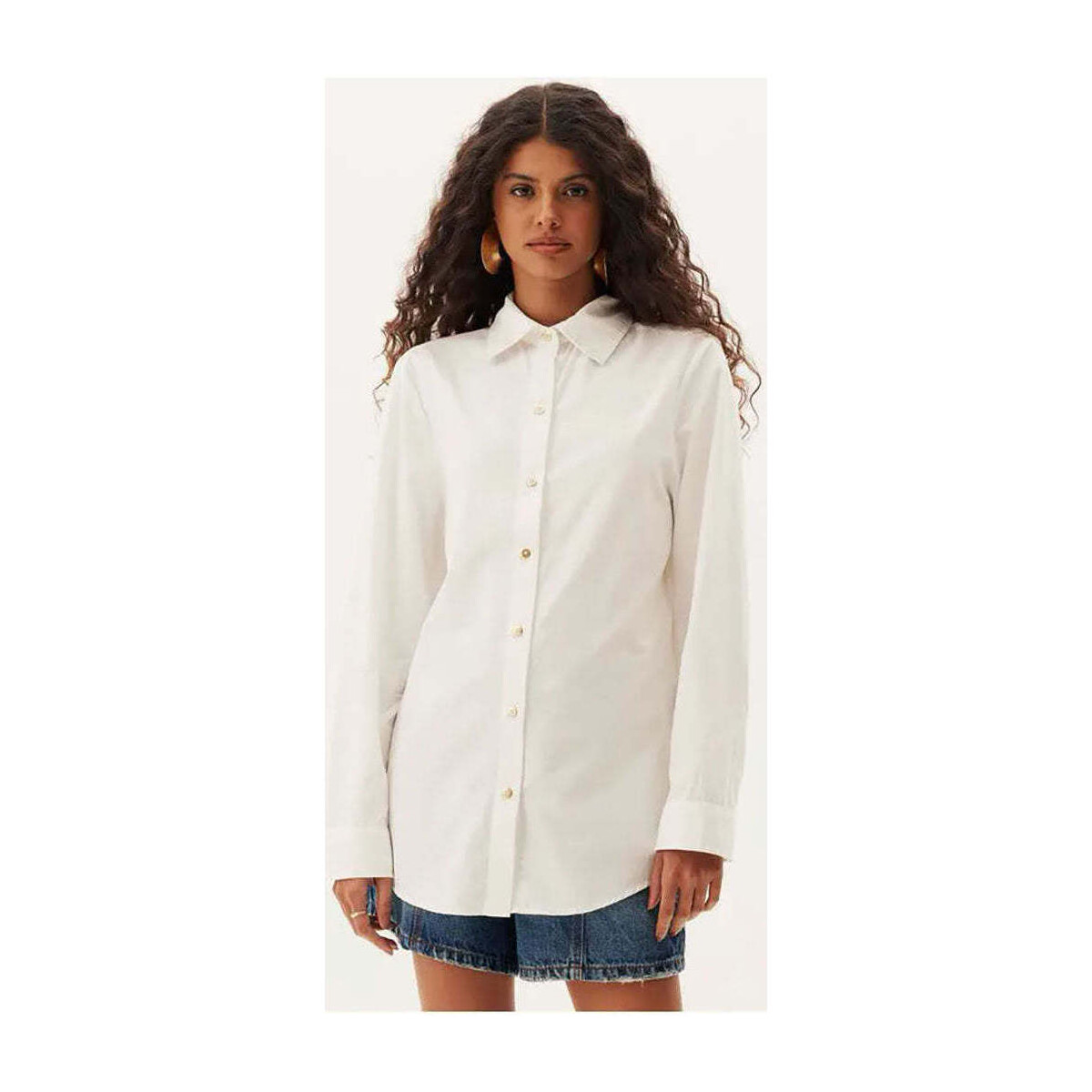 Textil Mulher camisas Lança Perfume 502CA001102-1-31 Branco