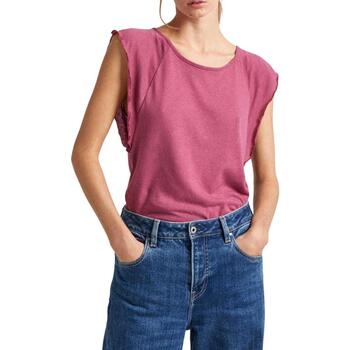 Textil Mulher T-shirts e Pólos Pepe jeans  Rosa