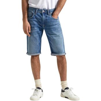 Textil Homem Shorts / Bermudas Pepe shirt jeans  Azul