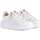 Sapatos Mulher Sapatilhas Love Moschino Sneakerd.Heart45 Vitello Bco+Cipria Branco