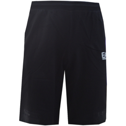 Textil Rapaz Shorts / Bermudas Emporio Armani lace-up low-top sneakers Weiß 3DBS56-BJ05Z Preto