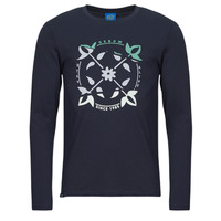 Textil Homem T-shirt mangas compridas Oxbow Q2TWAINE Marinho