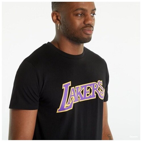 Mitchell And Ness Nba Team Logo Tee Los Angeles Lakers Preto