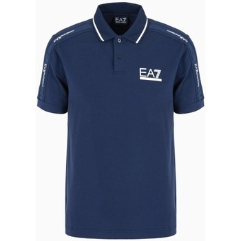 Textil Homem T-shirts e Pólos Emporio Armani EA7 3DPF20PJ03Z Azul
