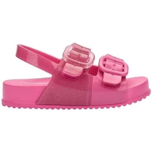 Sapatos Criança Sandálias Melissa MINI  Sandálias Bebé Cozy Sandal - Glitter Pink Rosa