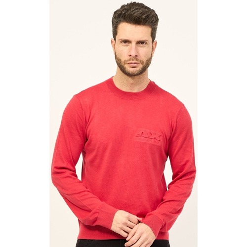 Textil Homem camisolas EAX 3DZM1CZMW8Z Vermelho
