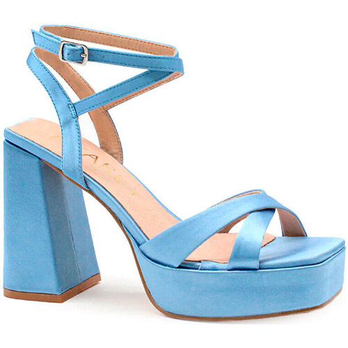 Curb-F Mulher Sandálias Azarey L Sandals Azul