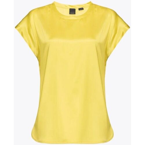 Textil Mulher T-shirts e Pólos Pinko FARIDA 100100 A1RJ-H17 Amarelo