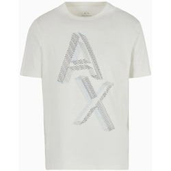 Textil Homem T-shirts e Pólos EAX 3DZTAEZJA5Z Branco