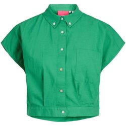 Textil Mulher camisas Jack & Jones 12225268 PENNY-MEDIUM GREEN Verde