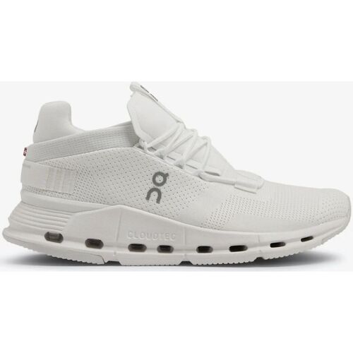 Sapatos Mulher Sapatilhas On RUNNING Tempo CLOUDNOVA - 26.98225-UNDYED WHITE/WHITE Branco