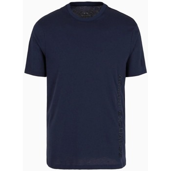 Textil Homem T-shirts e Pólos EAX 3DZTHAZJGEZ Azul