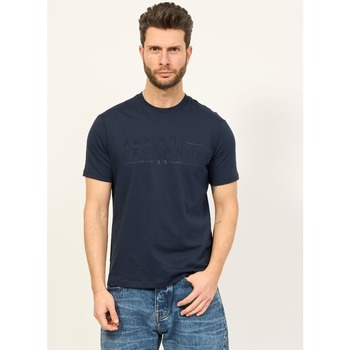 Textil Homem T-shirts e Pólos EAX 3DZTJCZJBYZ Azul