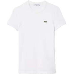 Textil Mulher T-shirts e Pólos Lacoste  Branco