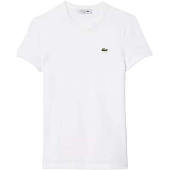 Textil Mulher T-shirts e Pólos Lacoste per Branco