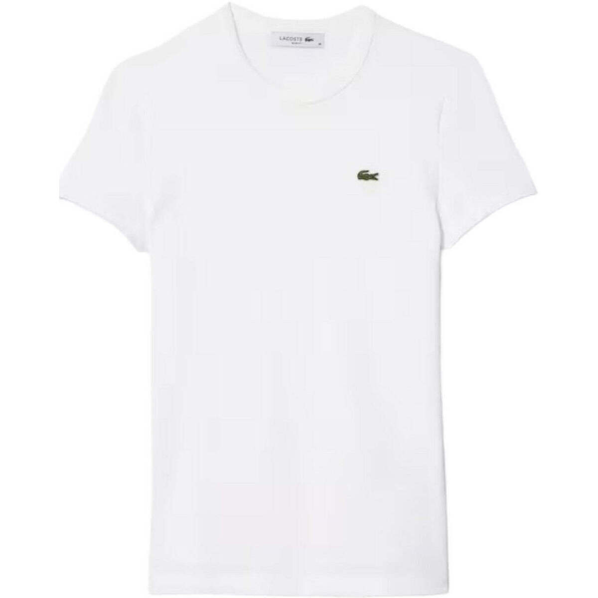 Textil Mulher T-shirts e Pólos Lacoste  Branco