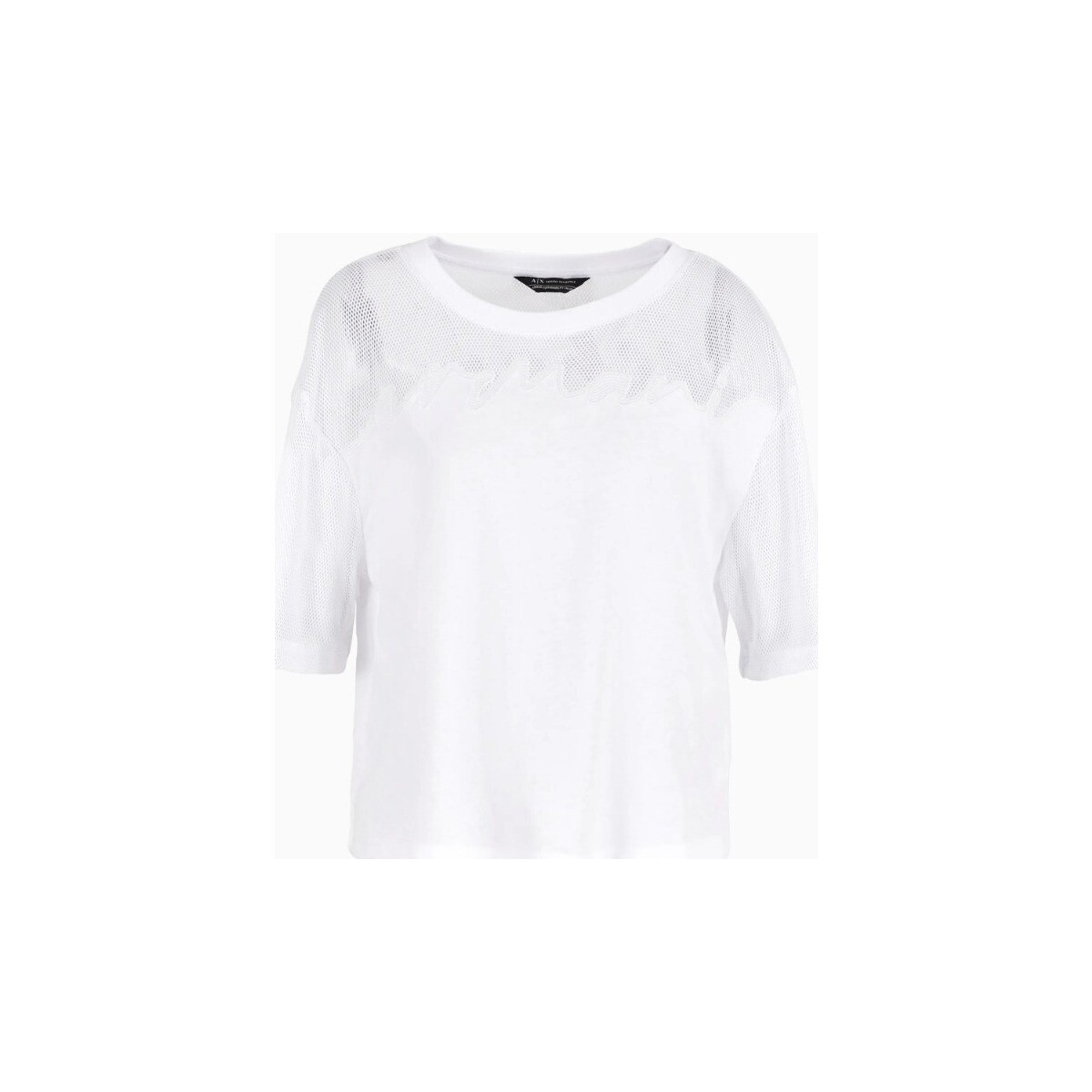Textil Mulher T-shirts e Pólos EAX 3DYT34YJ3RZ Branco