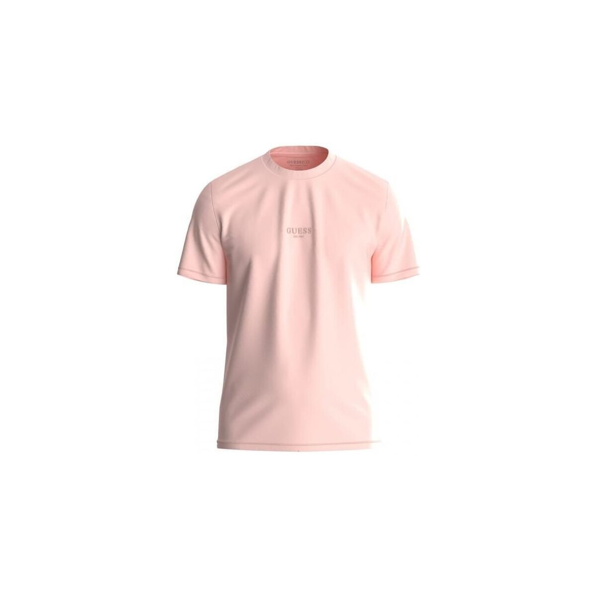 Textil Homem T-shirts e Pólos Guess M2YI72 I3Z14 AIDY-A61D SUNWASH PINK Rosa